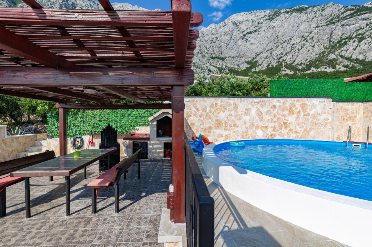 Navis Sea View Apartment With Pool Makarska Buitenkant foto