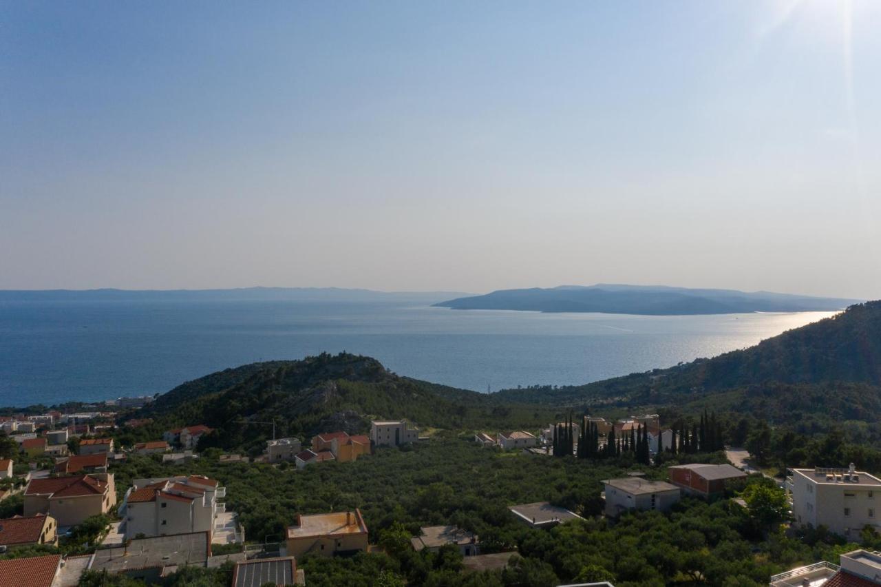 Navis Sea View Apartment With Pool Makarska Buitenkant foto