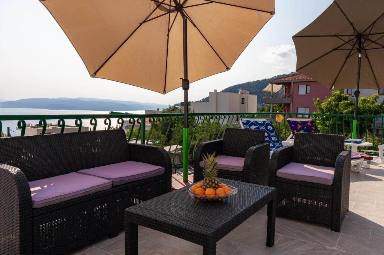 Navis Sea View Apartment With Pool Makarska Buitenkant foto