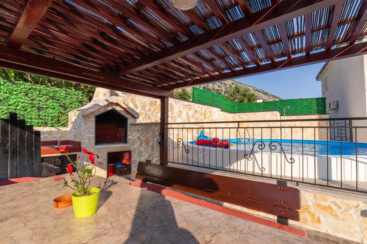 Navis Sea View Apartment With Pool Makarska Buitenkant foto